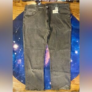 Retro Stitch Gray Jeans x Crooks & Castles sweater Big x Talla